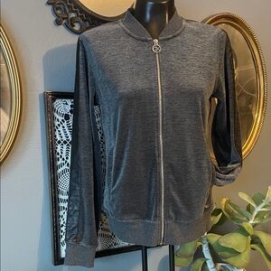 Calvin Klein Collection Charcoal Bomber Jacket